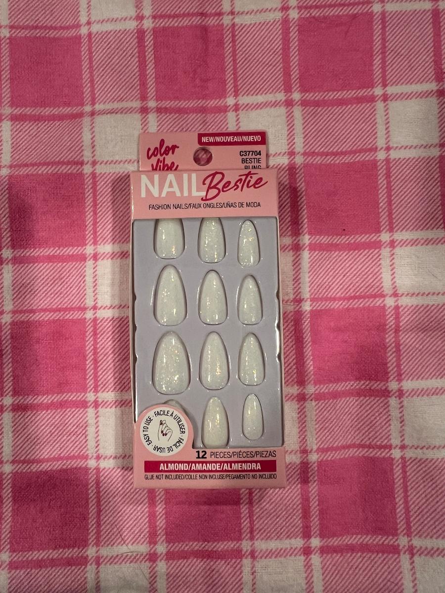 Nail Bestie Almond Press-On Nails Bestie Bling 12pc