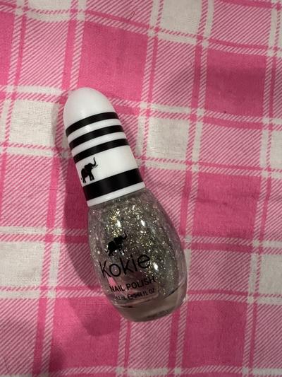 Kokie Nail Polish silver glitter