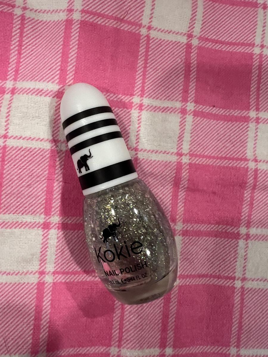 Kokie Nail Polish silver glitter