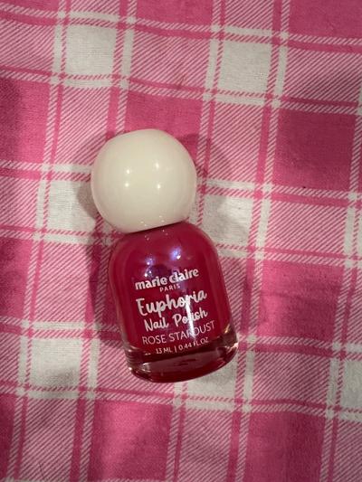 Marie Claire Paris Euphoria Nail Polish Rose Stardust