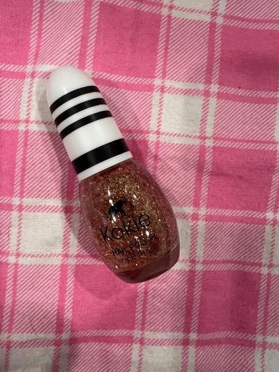 Kokie Nail Polish Glitter Rose Gold