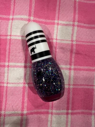 Glitter Nail Polish Purple Holographic