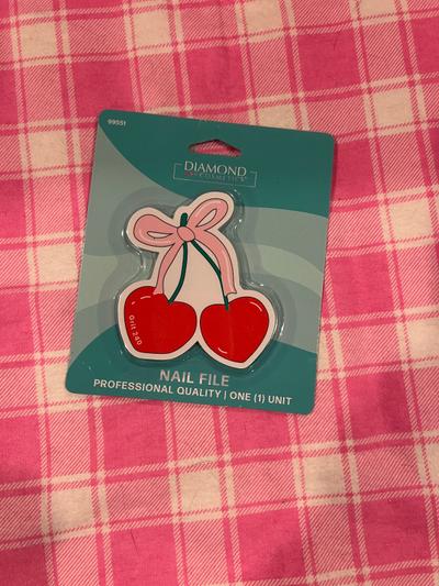 Diamond Cosmetics Cherry Bow Nail File Grit 240