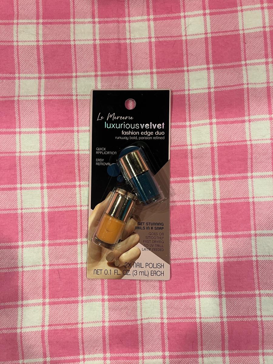 Le Mercerie Luxurious Velvet Fashion Edge Duo Nail Polish 2-pack