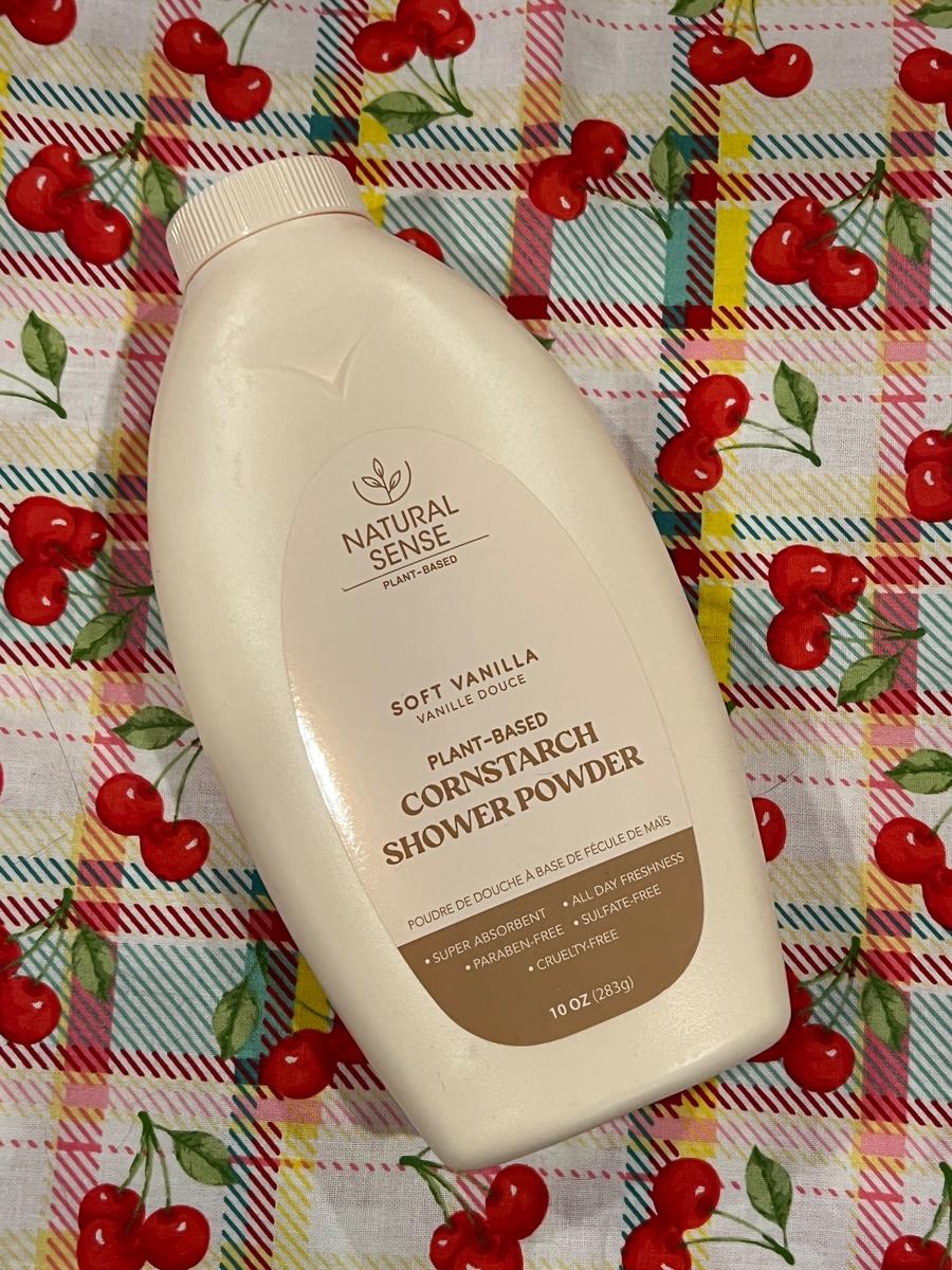 Natural Sense Soft Vanilla Cornstarch Shower Powder 10oz
