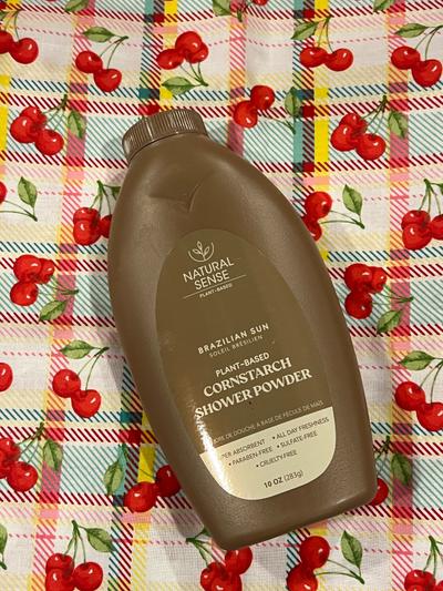 Natural Sense Brazilian Sun Cornstarch Shower Powder 10oz