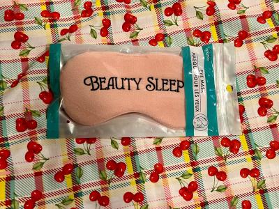 Beauty Sleep pink eye mask