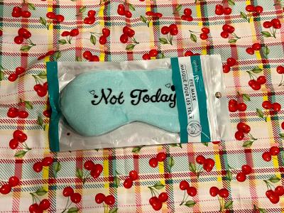 Not Today sleep eye mask mint