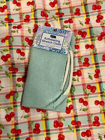 b.pure Exfoliating Stretch Cloth-SeaFoam Green