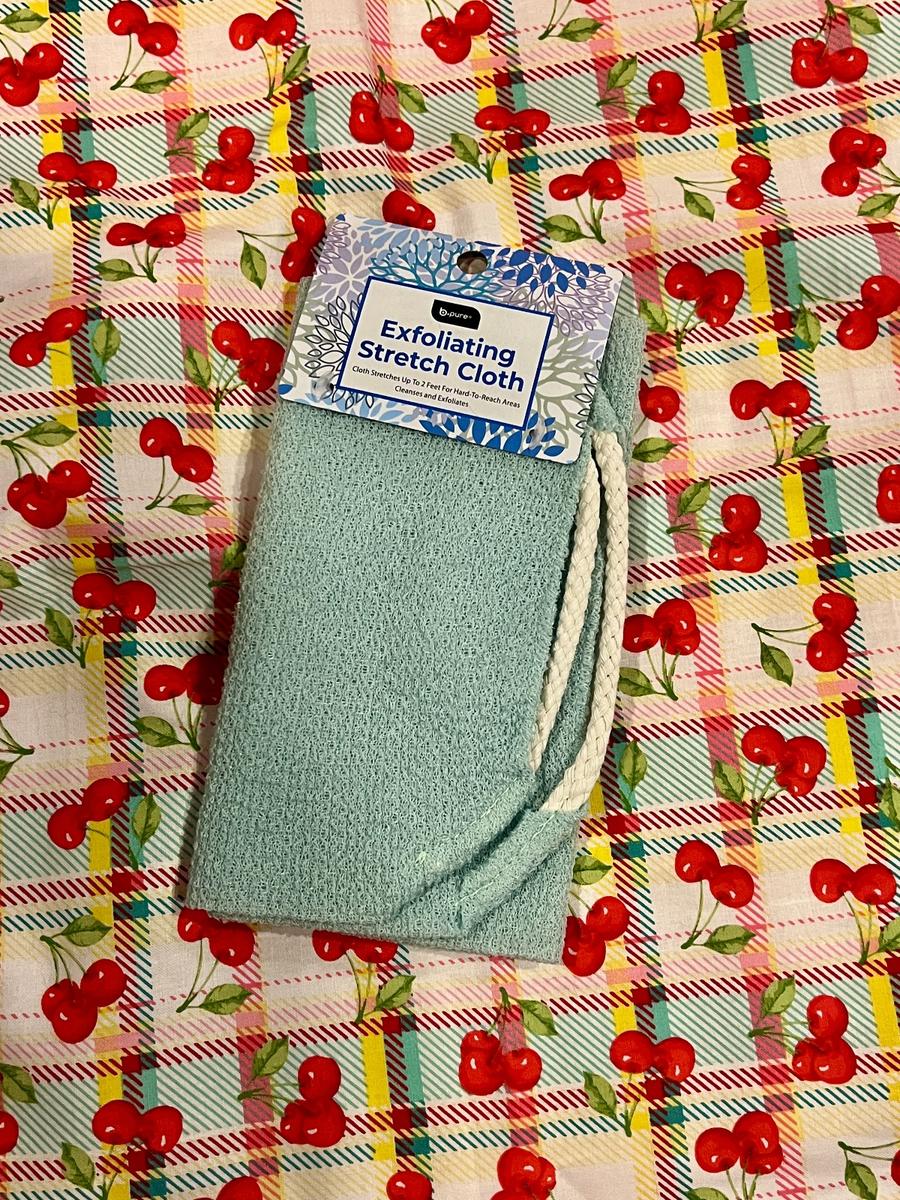 b.pure Exfoliating Stretch Cloth-SeaFoam Green