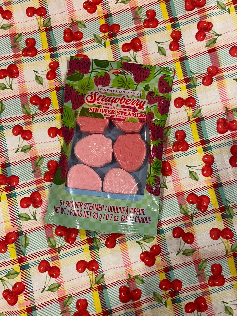 Bathelosophy Strawberry Shower Steamers 6-pack