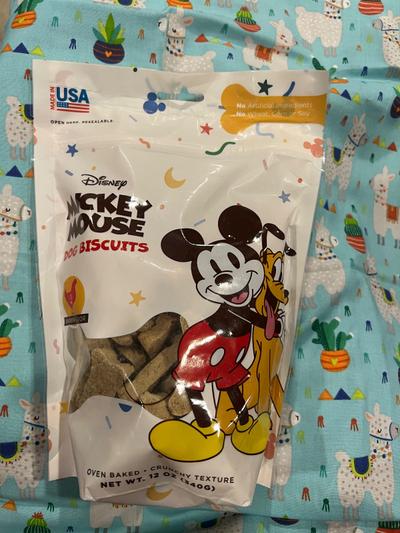 Disney Mickey Mouse Dog Biscuits Chicken Flavor 12oz