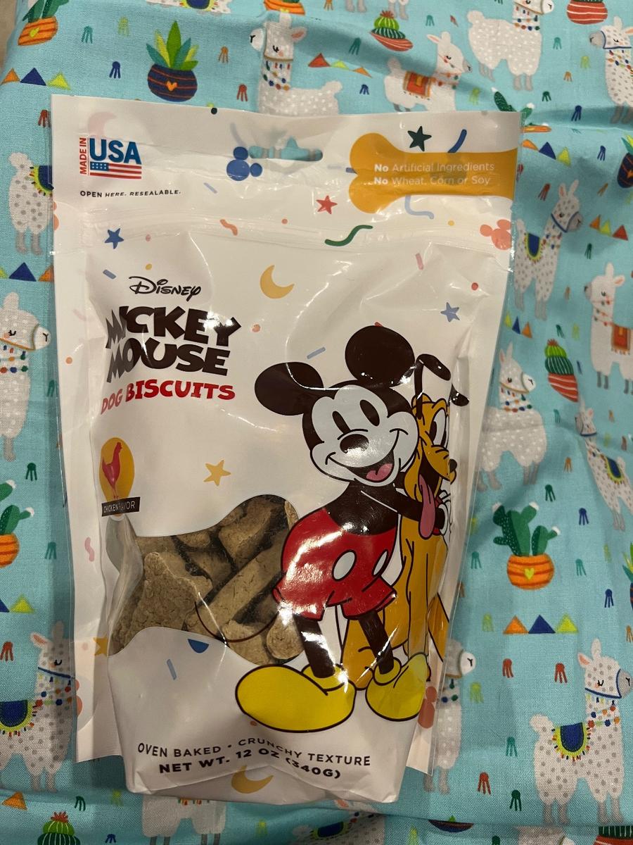Disney Mickey Mouse Dog Biscuits Chicken Flavor 12oz