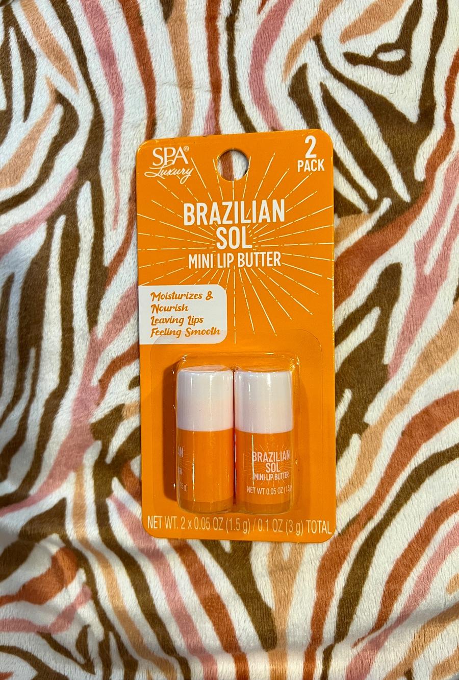 Brazilian Sol Mini Lip Butter 2-pack