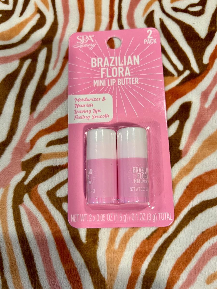 SPA Luxury Brazilian Flora Mini Lip Butter 2-pack