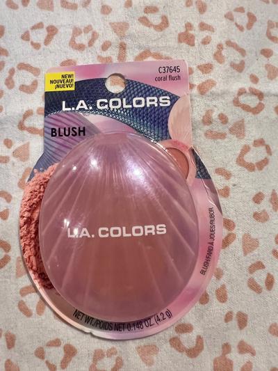 L.A. Colors Blush in Coral Flush