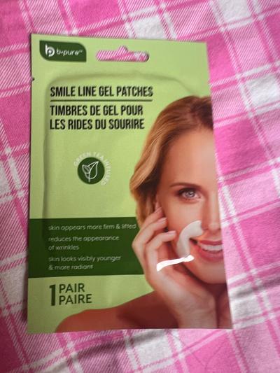 b•pure Smile Line Gel Patches Green Tea 1 Pair