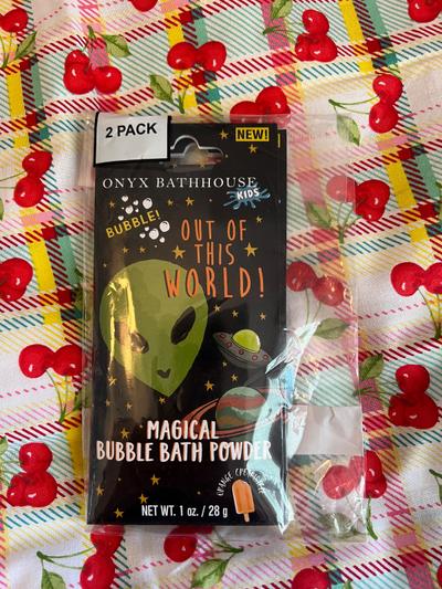 Onyx Bathhouse Kids Magical Bubble Bath Powder 2-Pack Orange Creamsicle