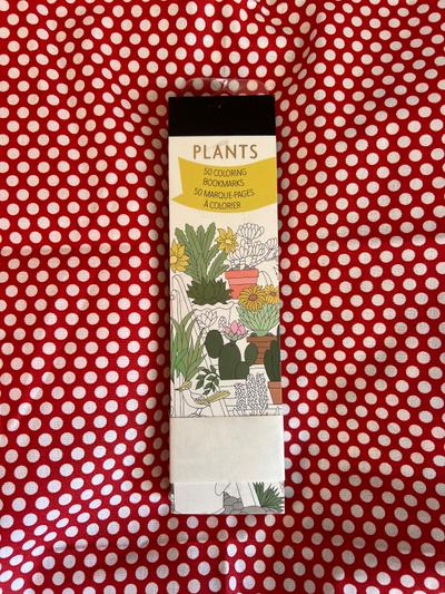 Plants 50 Coloring Bookmarks