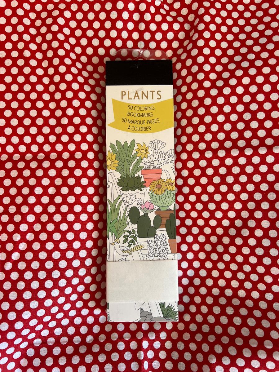 Plants 50 Coloring Bookmarks