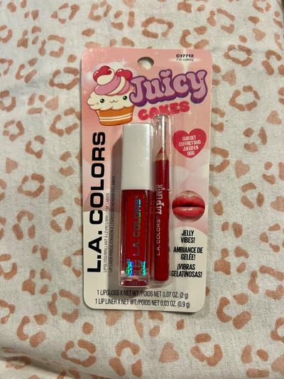 L.A. Colors Juicy Cakes Lip Gloss & Liner Duo - I'm Cakey