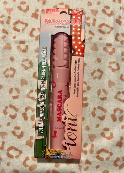 ion Pink Mascara Juniper Black Volumizing Vegan