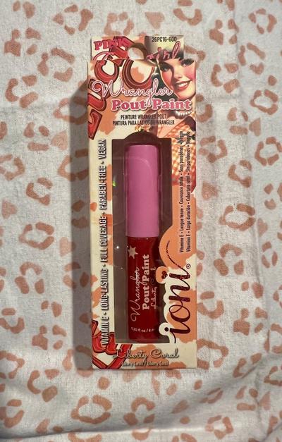 ioni Pink Girl Wrangler Pout Paint Liquid Lipstick - Liberty Coral