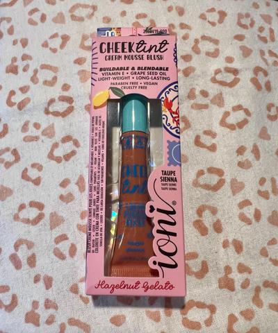 Ioni Cheek Tint Cream Mousse Blush Taupe Sienna/ Hazelnut Gelato