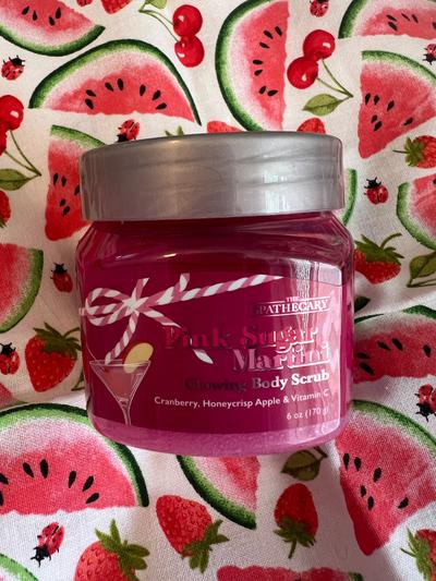 The Spathecary Pink Sugar Martini Glowing Body Scrub