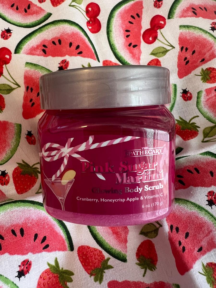 The Spathecary Pink Sugar Martini Glowing Body Scrub