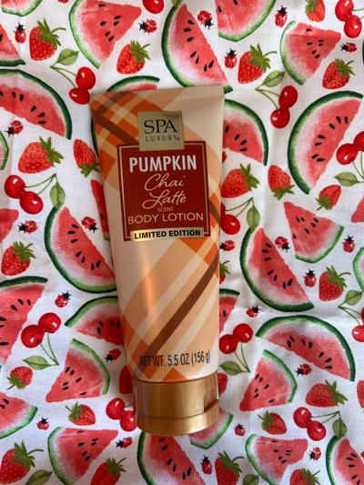 Spa Luxury Pumpkin Chai Latte Body Lotion Limited Edition