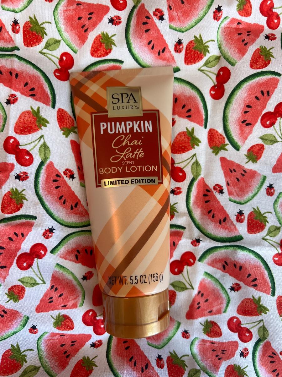 Spa Luxury Pumpkin Chai Latte Body Lotion Limited Edition