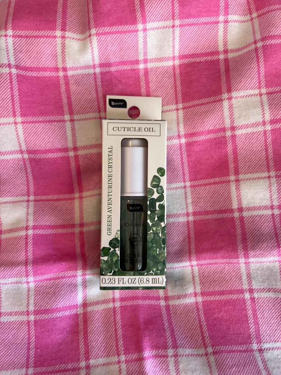 b.pure Green Aventurine Crystal Cuticle Oil
