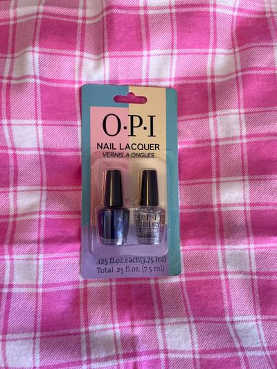 OPI Nail Lacquer Mini 2-pack with RapiDry Top Coat