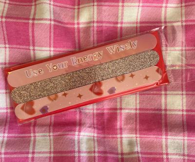 Use Your Energy Wisely nail file set 3-pack