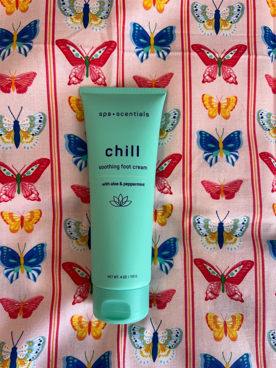 Spa Scentials Chill Soothing Foot Cream aloe & peppermint 4oz
