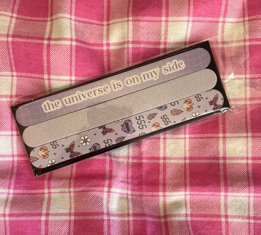 Universe Is On My Side nail file set 3-piece