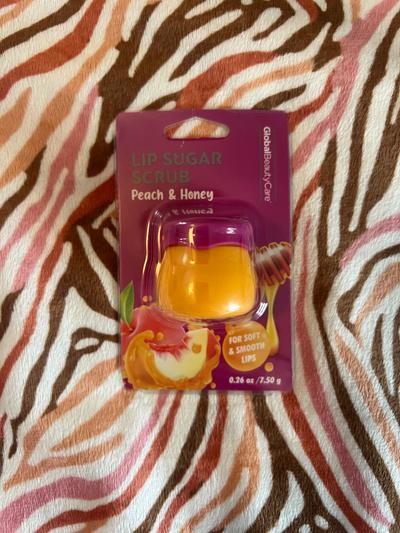 Global Beauty Care Peach & Honey Lip Sugar Scrub