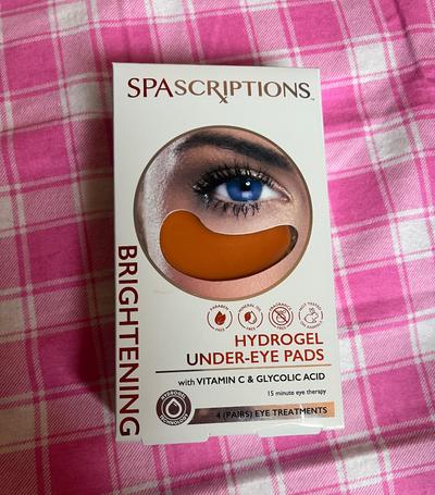 Spascriptions Brightening Hydrogel Under-Eye Pads Vitamin C & Glycolic Acid 4-Pair