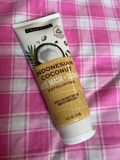 Freeman Indonesian Coconut Exfoliating Face Mask + Scrub 6oz