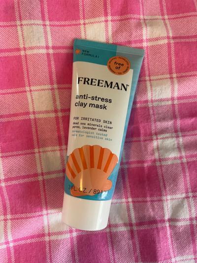 Freeman Anti-Stress Clay Mask Dead Sea Minerals & Lavender 3oz