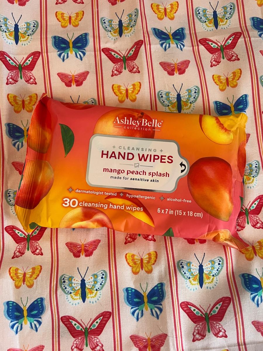 Ashley Belle Mango Peach Splash Cleansing Hand Wipes 30ct