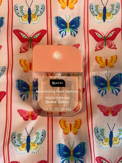 b.pure Peach Scented Moisturizing Hand Sanitizer Spray Limited Edition