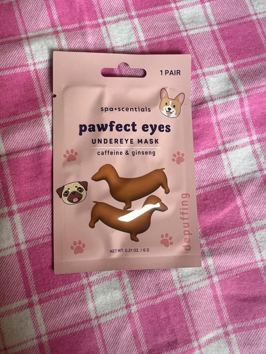 Spa Scentials Pawfect Eyes Undereye Mask caffeine & ginseng
