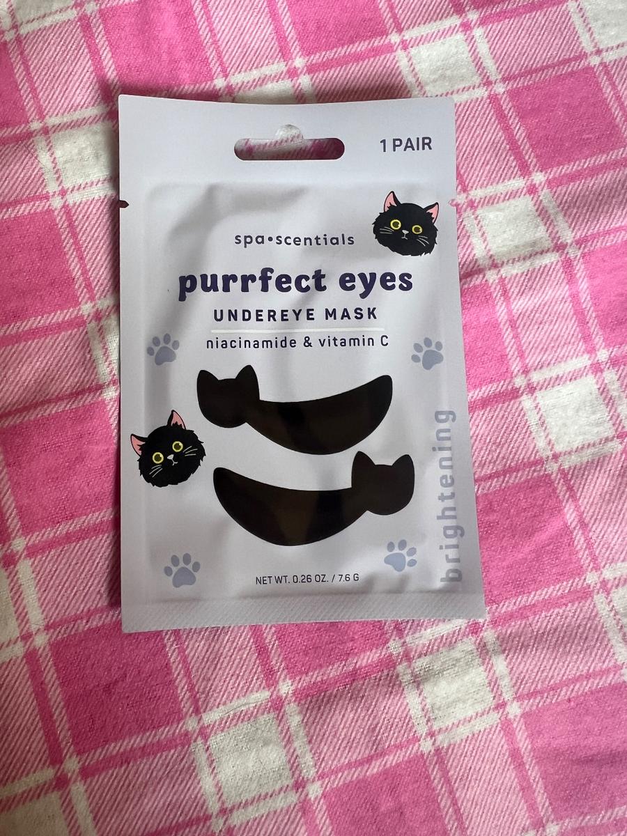 Spa Scentials Purrfect Eyes Undereye Mask niacinamide & vitamin C