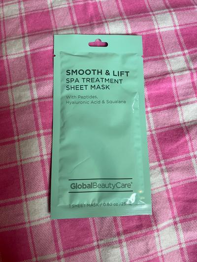 Global Beauty Care Smooth & Lift Spa Treatment Sheet Mask