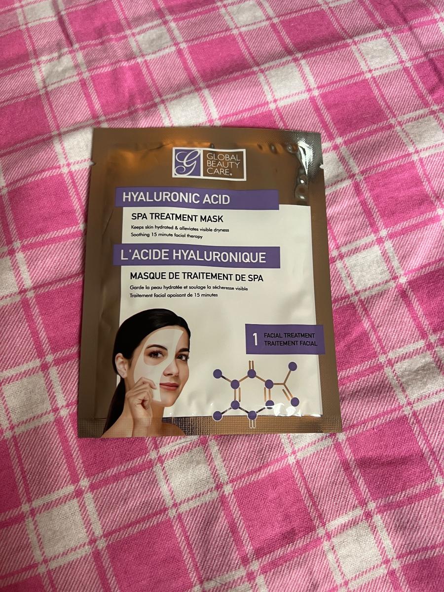 Global Beauty Care Hyaluronic Acid Spa Treatment Face Mask