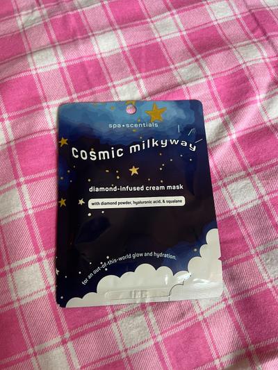 Spa Scentials Cosmic Milkyway Diamond-Infused Cream Mask