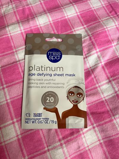 Miss Spa Platinum Age Defying Sheet Mask