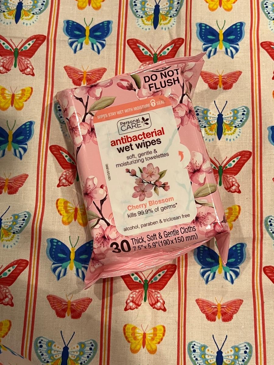 Personal Care Cherry Blossom Antibacterial Wet Wipes 30ct